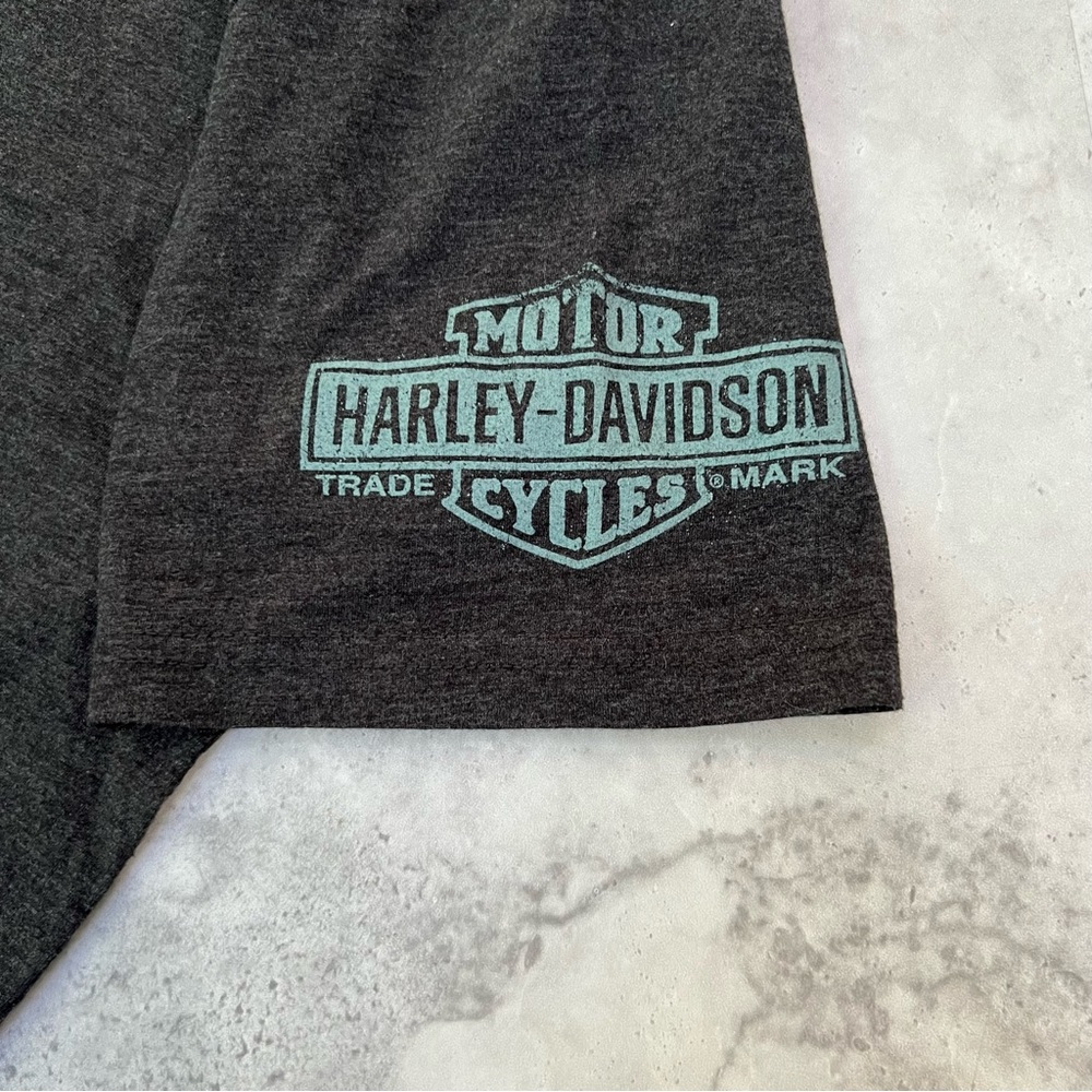 Harley Davidson Size Large L Black Tee Shirt Sturgis 2019 - Picture 3 of 6